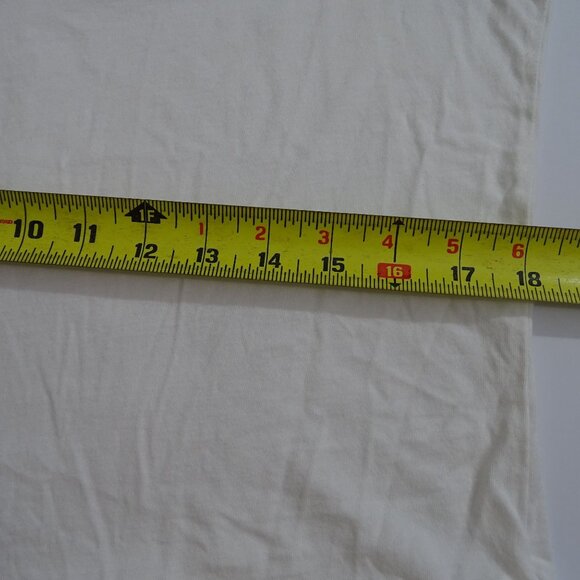 Michael Michael Kors White Top Women Size M Keyhole Gold Accent Short Sleeve - Picture 11 of 13